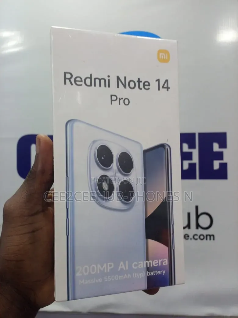 New Xiaomi Redmi Note 14 Pro 256 GB Black
