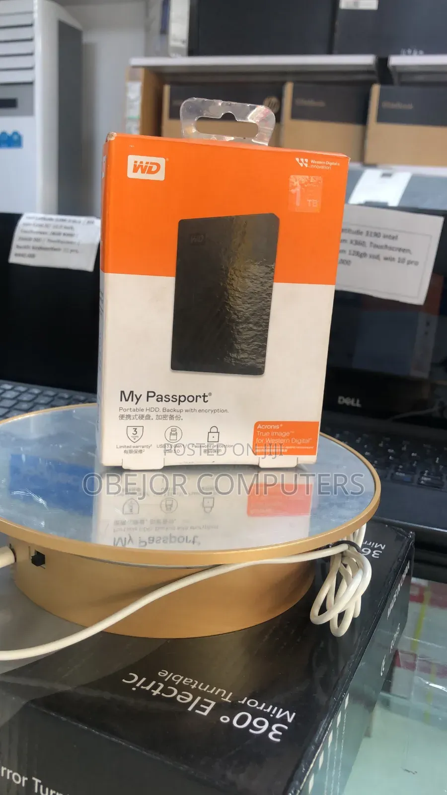 Wd Passport 1tb Portable HDD Backup USB 3.2 Gen1/USB 3.0 - Hardrive