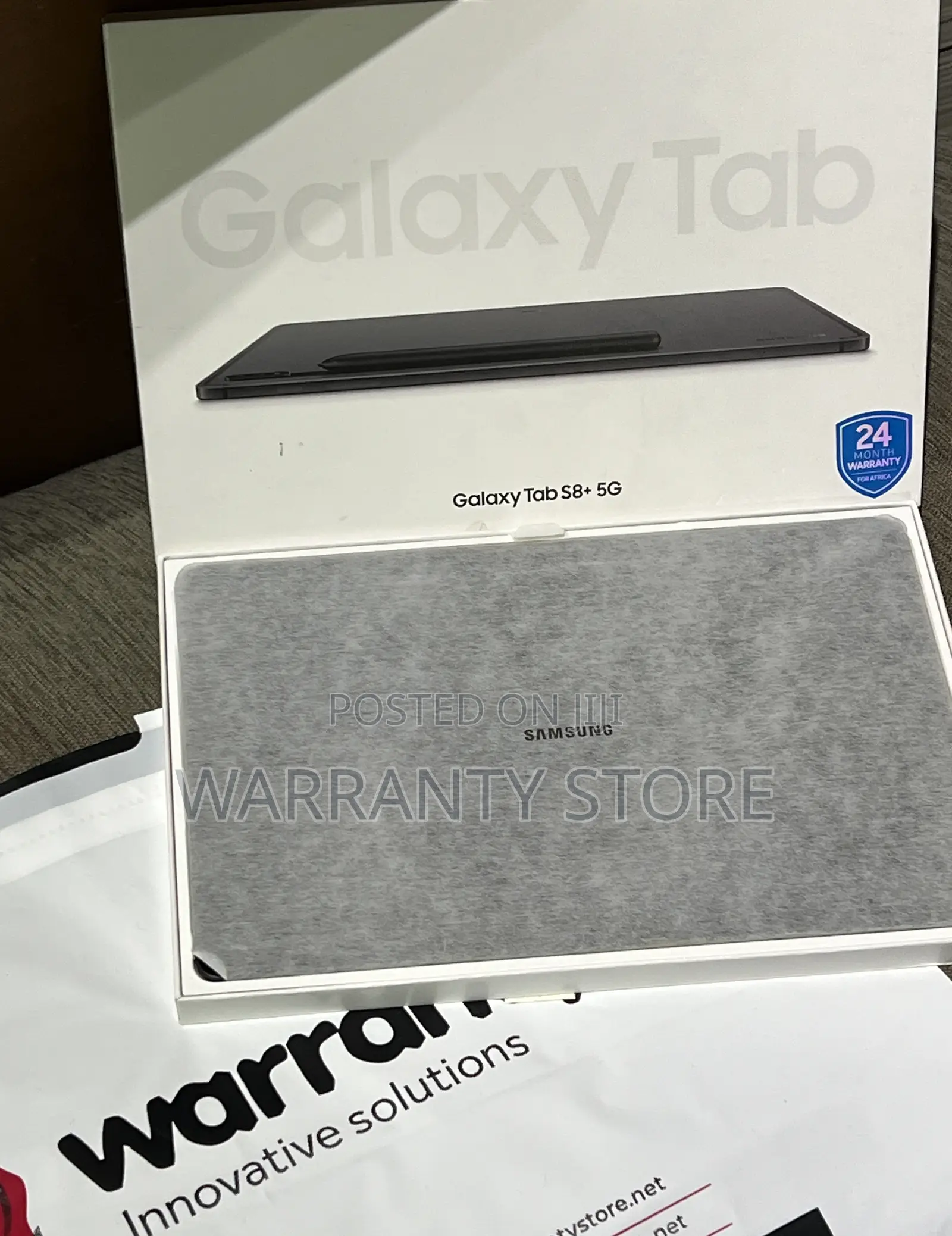 New Samsung Galaxy Tab S8+ 128 GB Gray