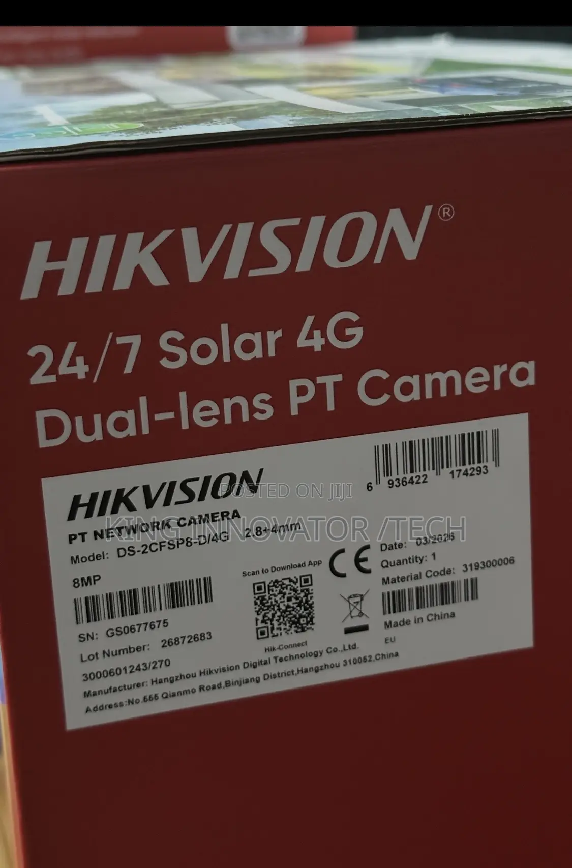 Hikvision Sp8-D Solar 4g Dual-Lens Pt C