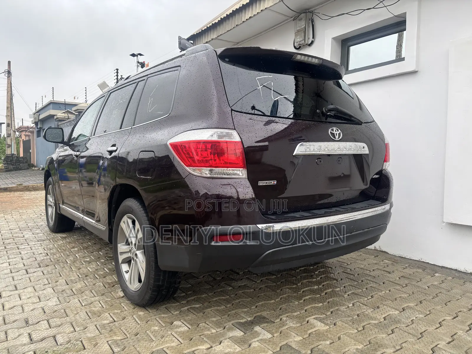 Toyota Highlander Limited 2012 Maroon