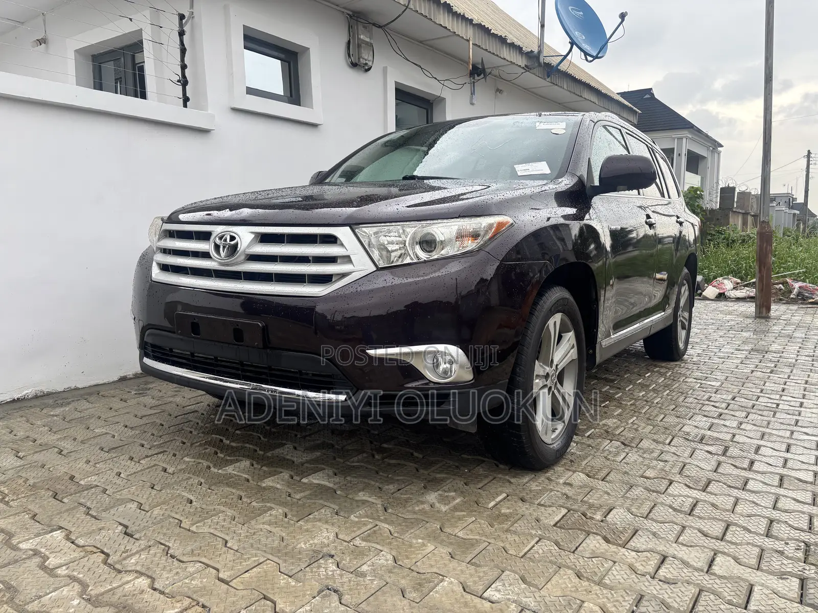 Toyota Highlander Limited 2012 Maroon