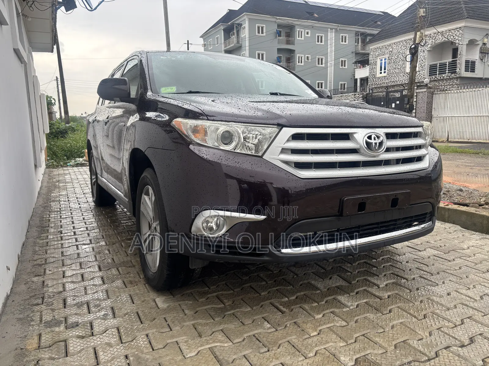 Toyota Highlander Limited 2012 Maroon