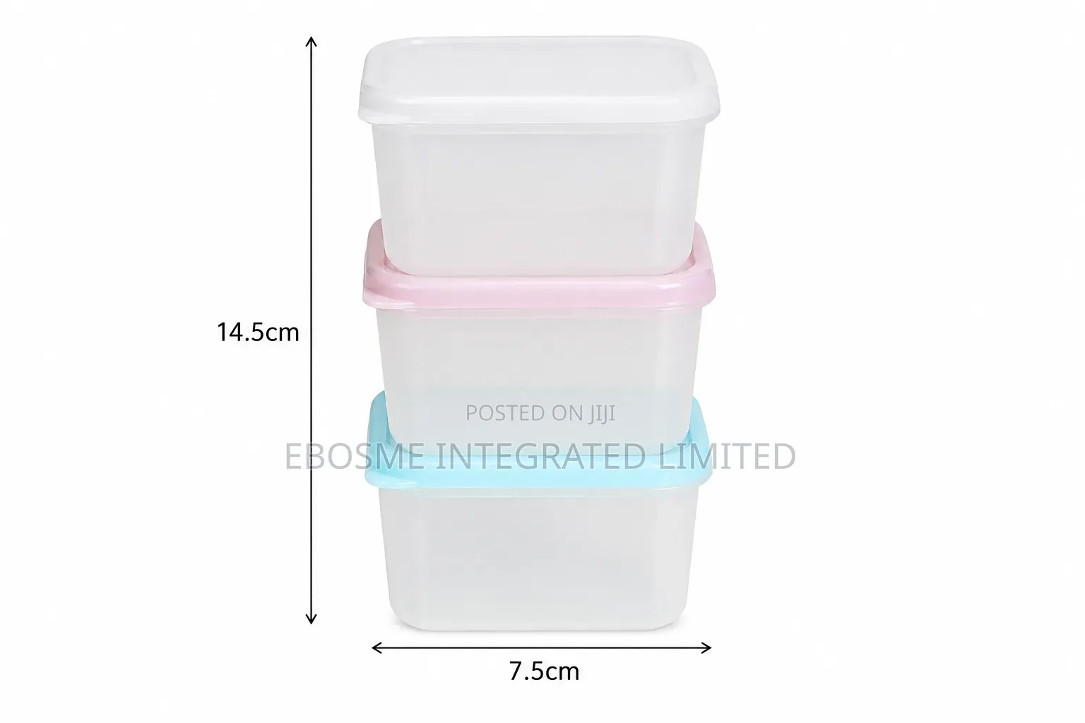 200ml Food Storage Containers Set – 3 Pieces With Lids
