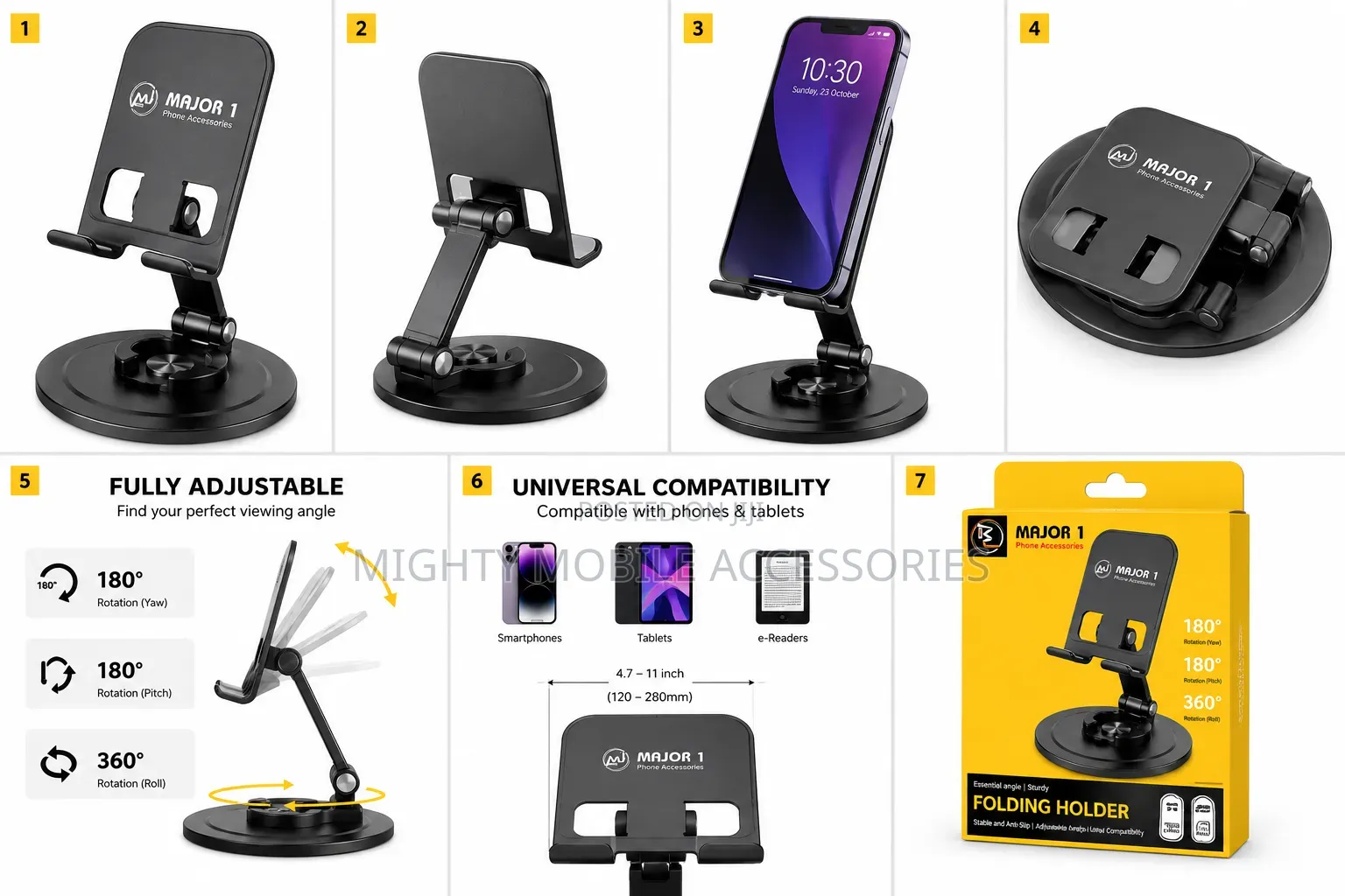 Major 1 Phone Stand Holder