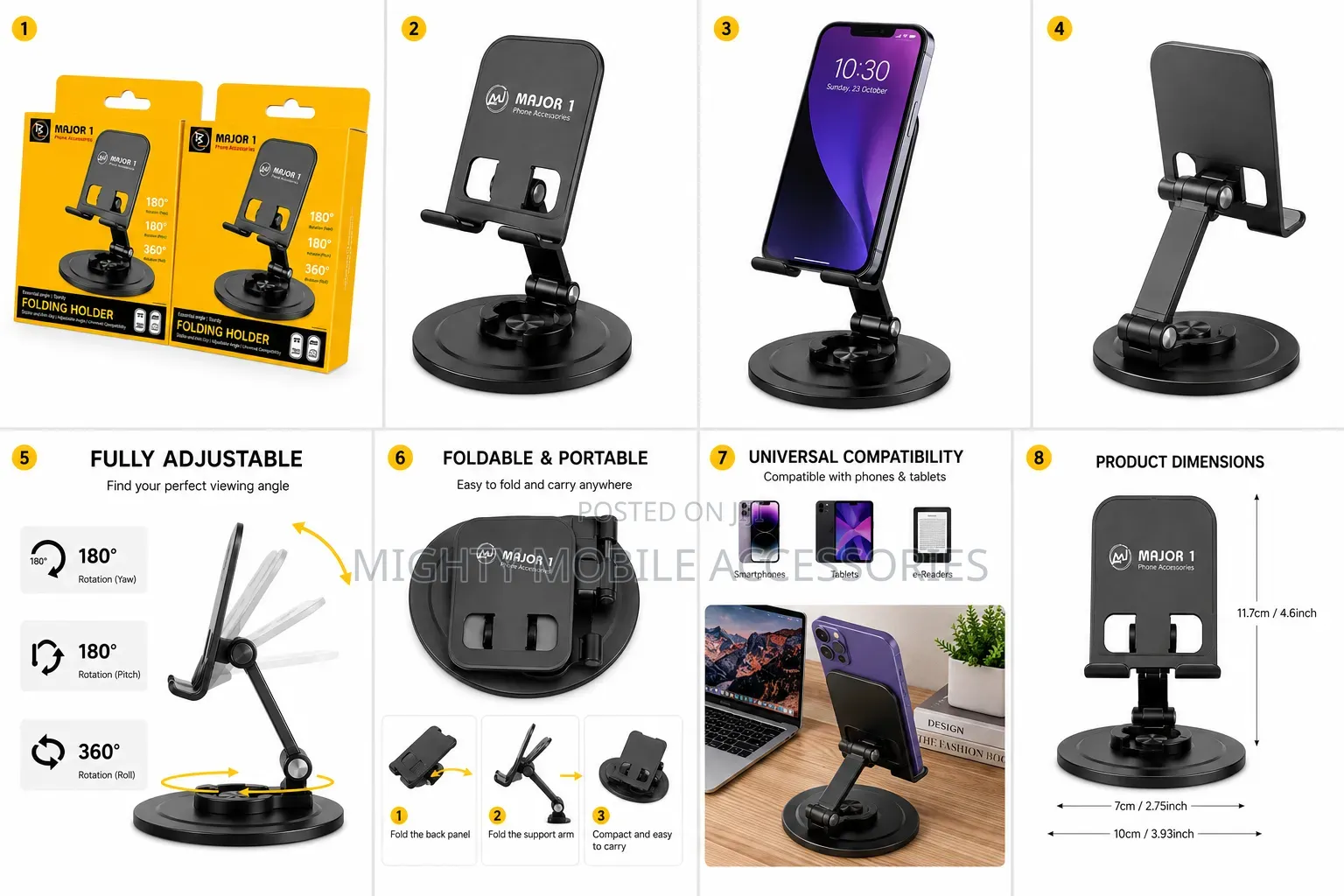 Major 1 Phone Stand Holder