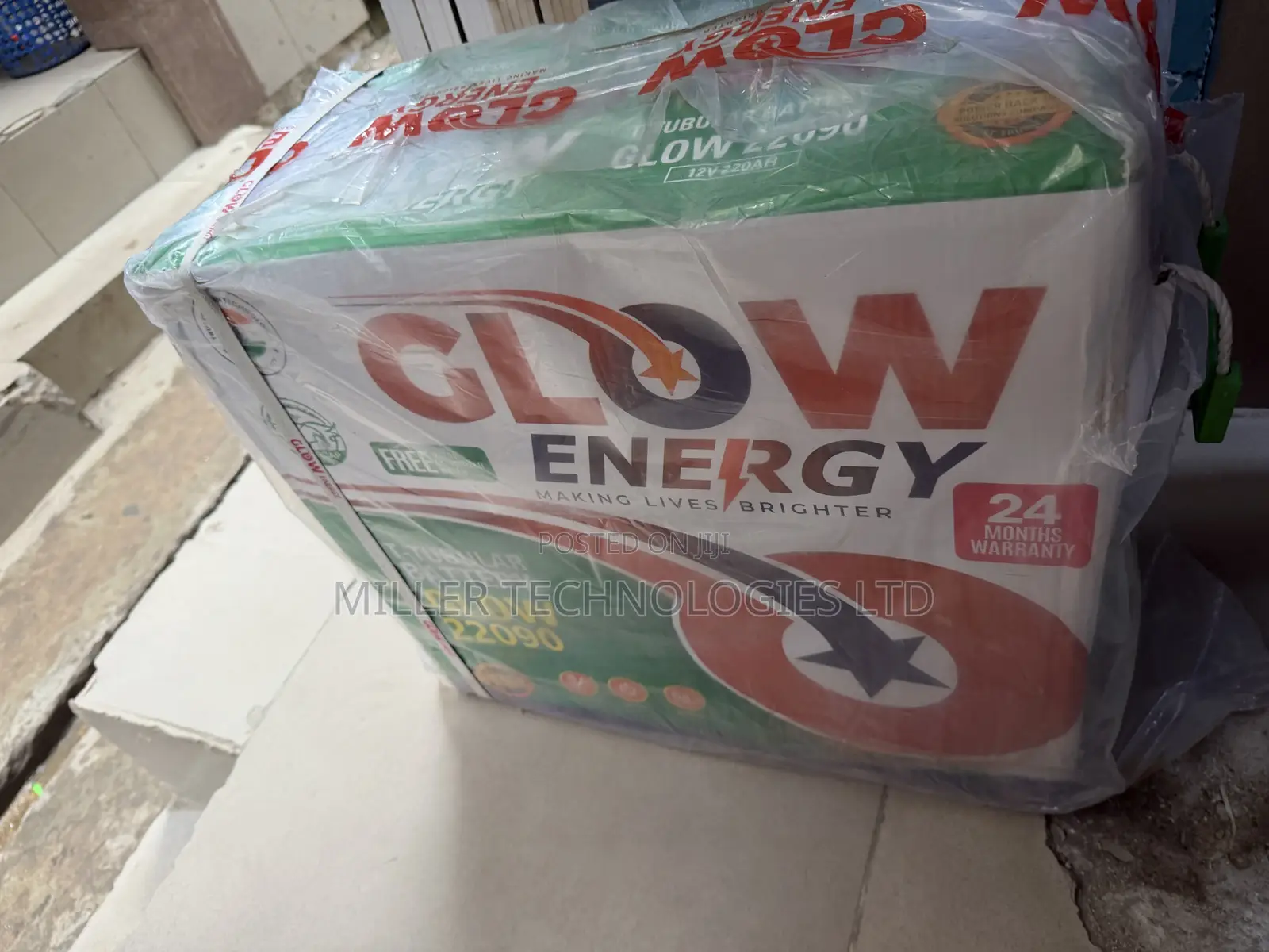Original Glow Energy 220Ah 12V Deep Cycle Tubular Battery
