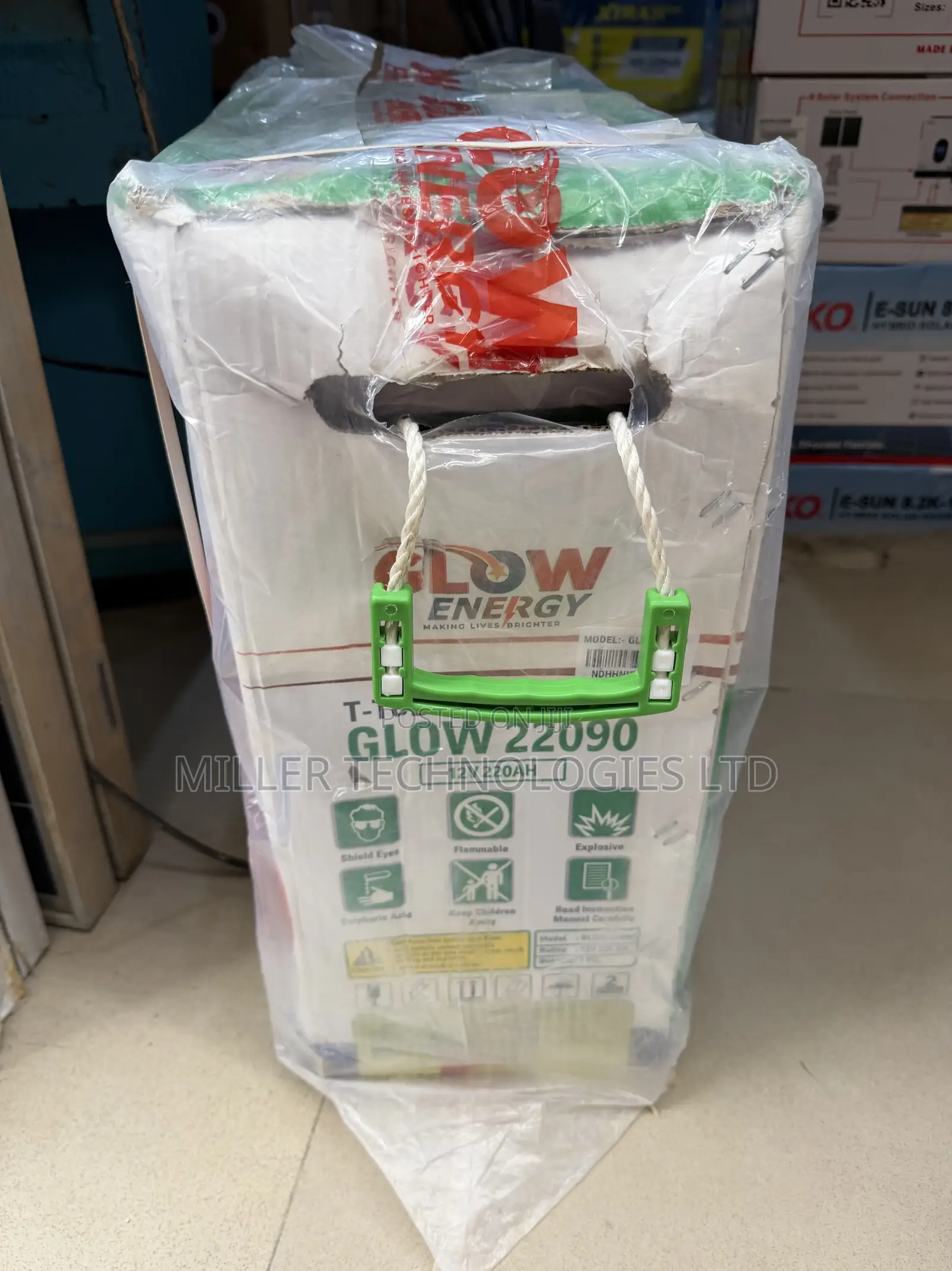 Glow 12V 220Ah Solar Tubular Inverter Battery