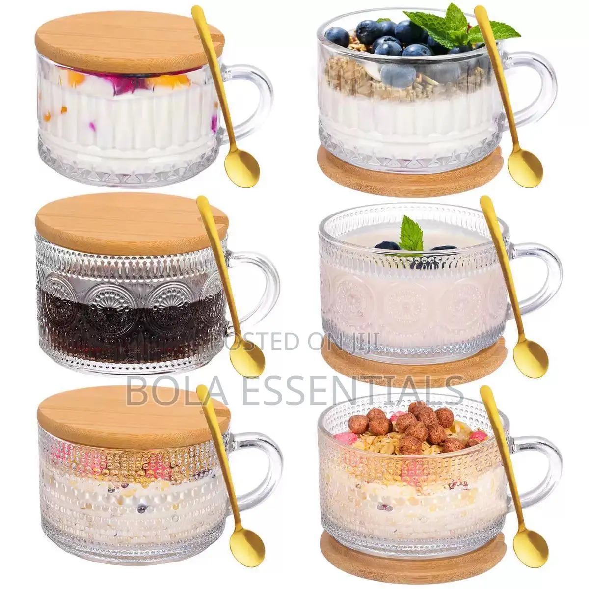 Vintage Glass Coffee Mug