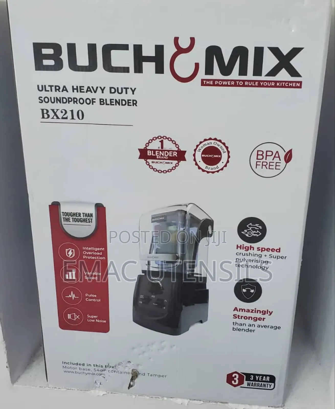 Buchymix Ultra Heavy Duty Soundproof Commercial Blender