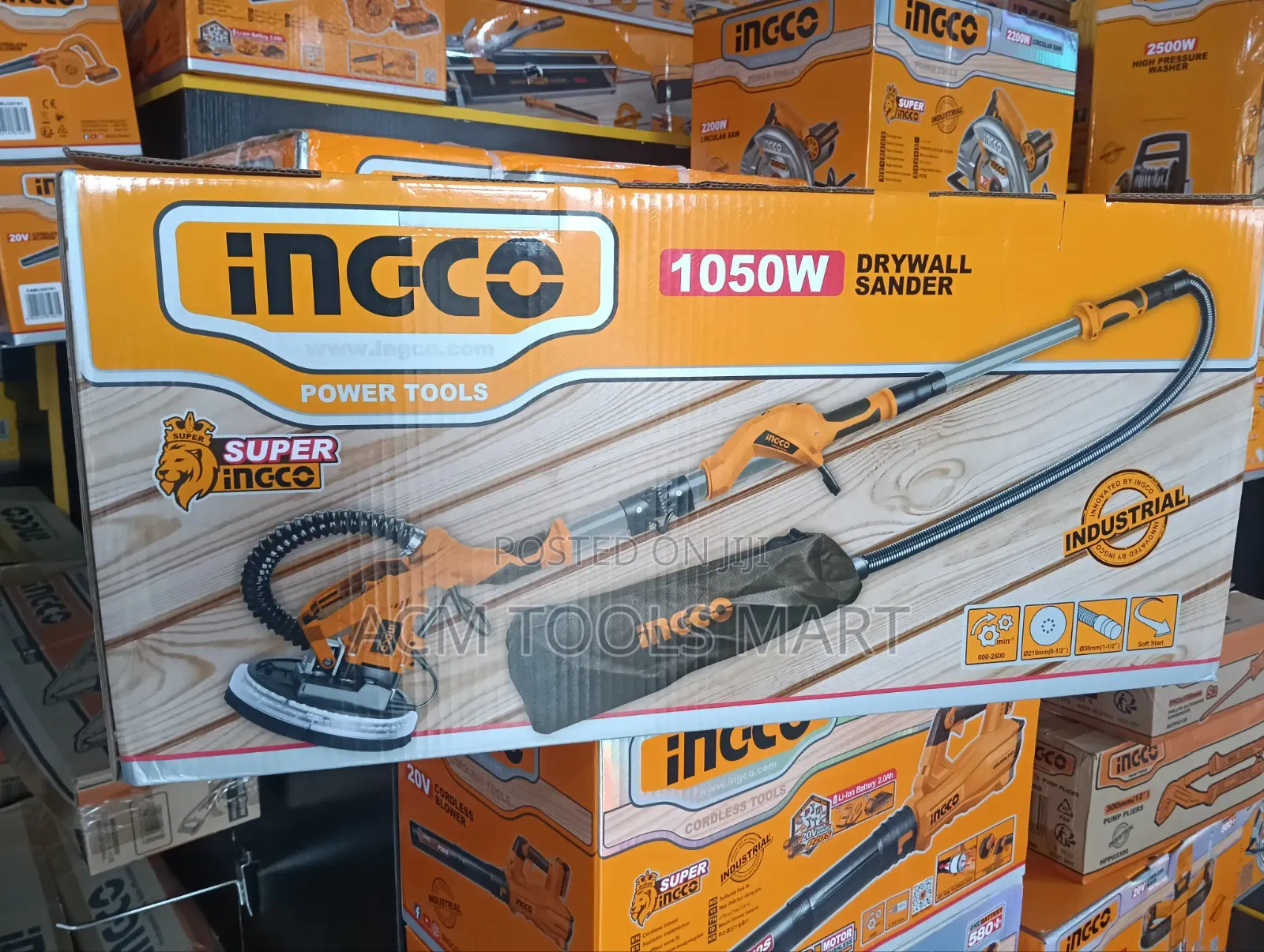 INGCO 1050W Drywall Sander – DWS10501 225mm