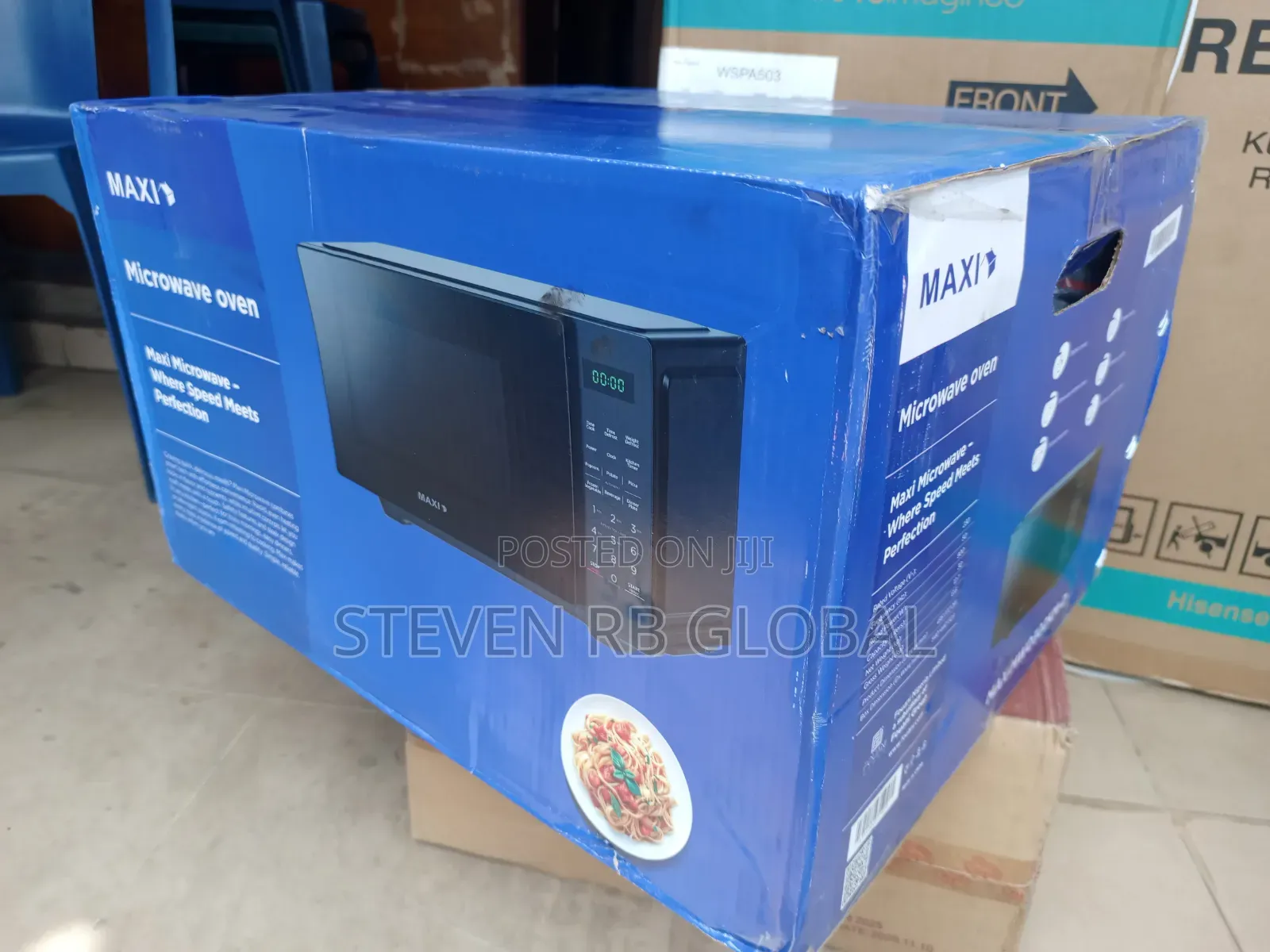 Maxi 30L Digital Microwave Oven 900W | 302km-D (Black)