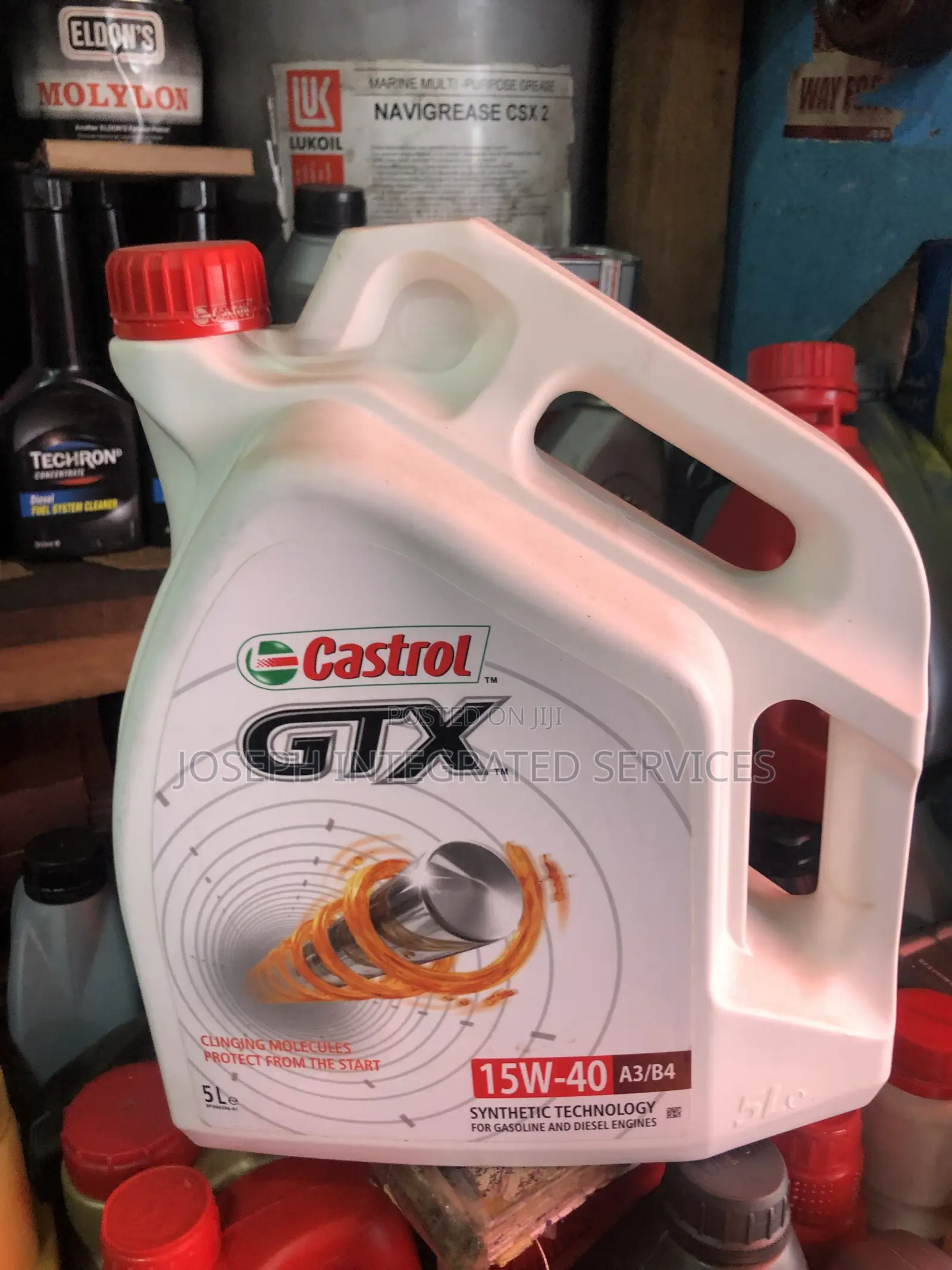 Castrol GTX 15w-40 Motor Oil.