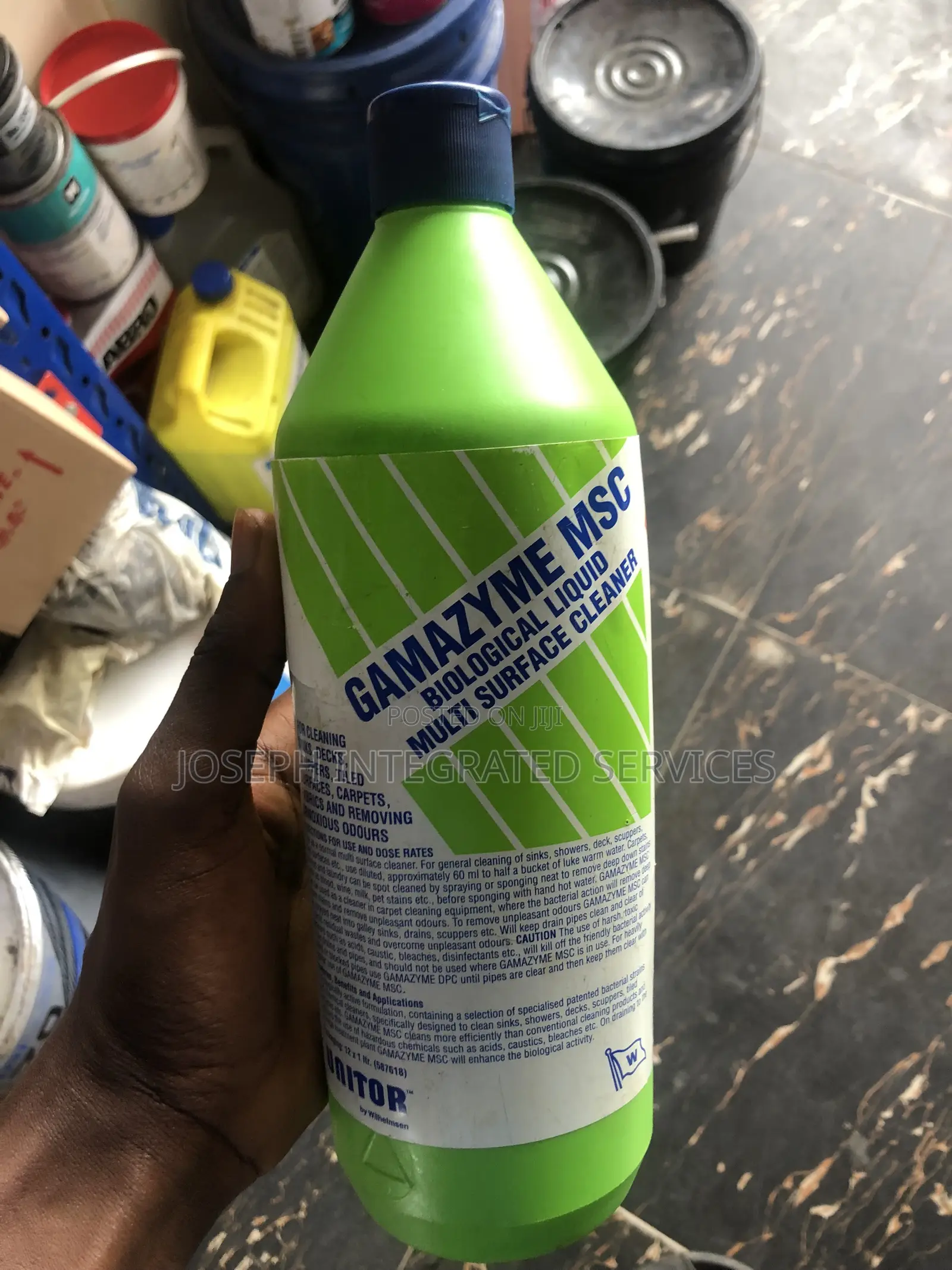 Unitor Gamazyme MSC, a Biological Liquid Multi-Surface Cleaner