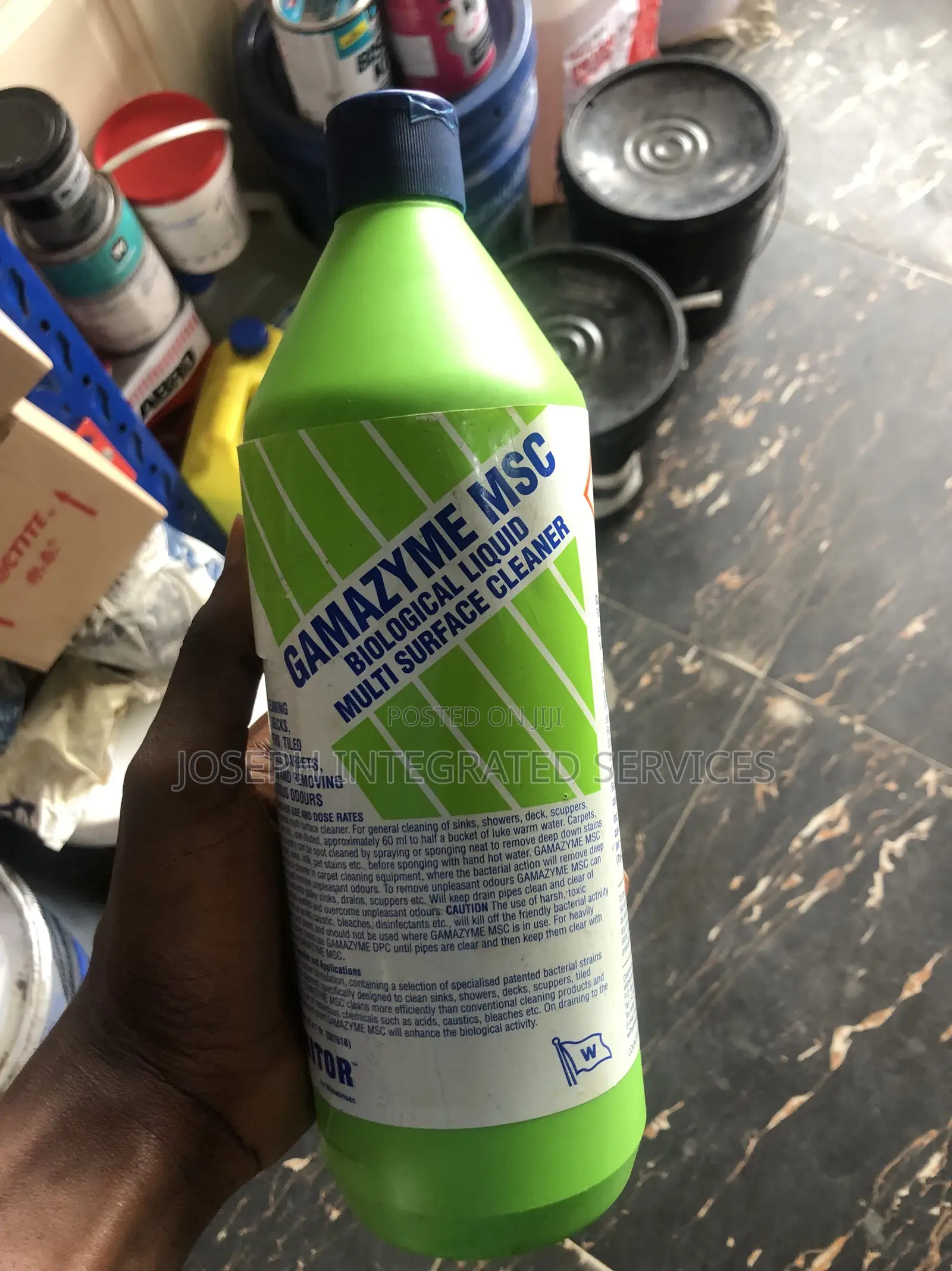 Unitor Gamazyme MSC, a Biological Liquid Multi-Surface Cleaner