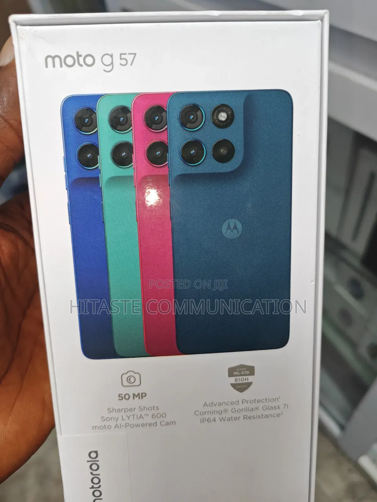 New Motorola Moto G57 5G 128 GB Black