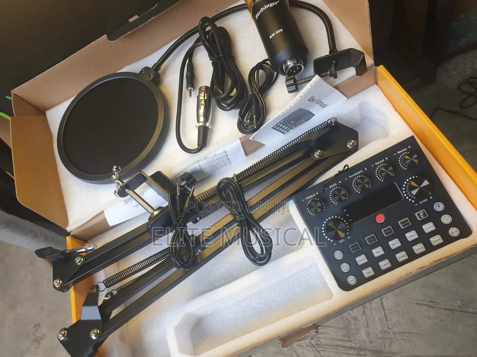 Complete Set Bm800 and V8s Sound Card