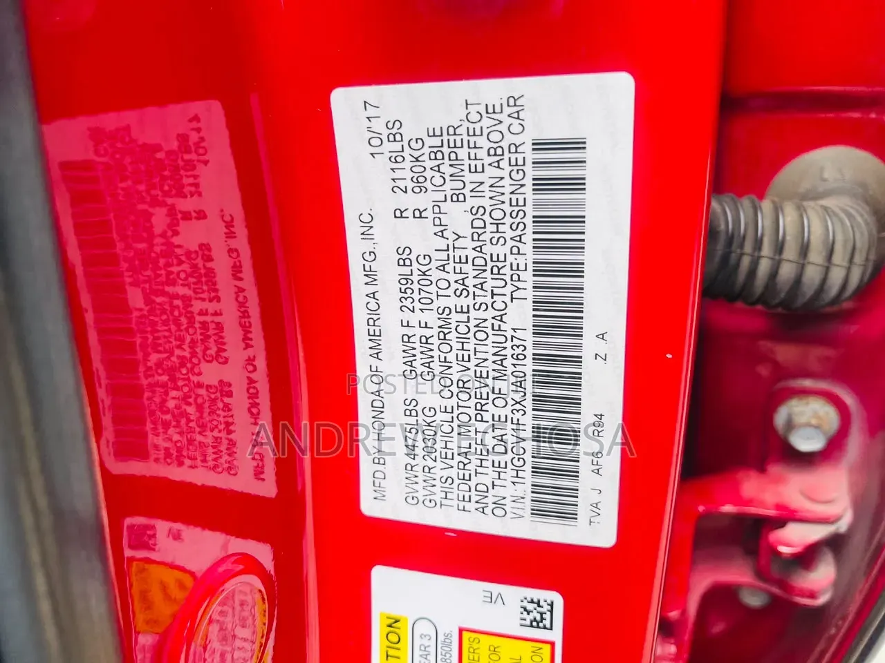Toyota Corolla 2018 Red