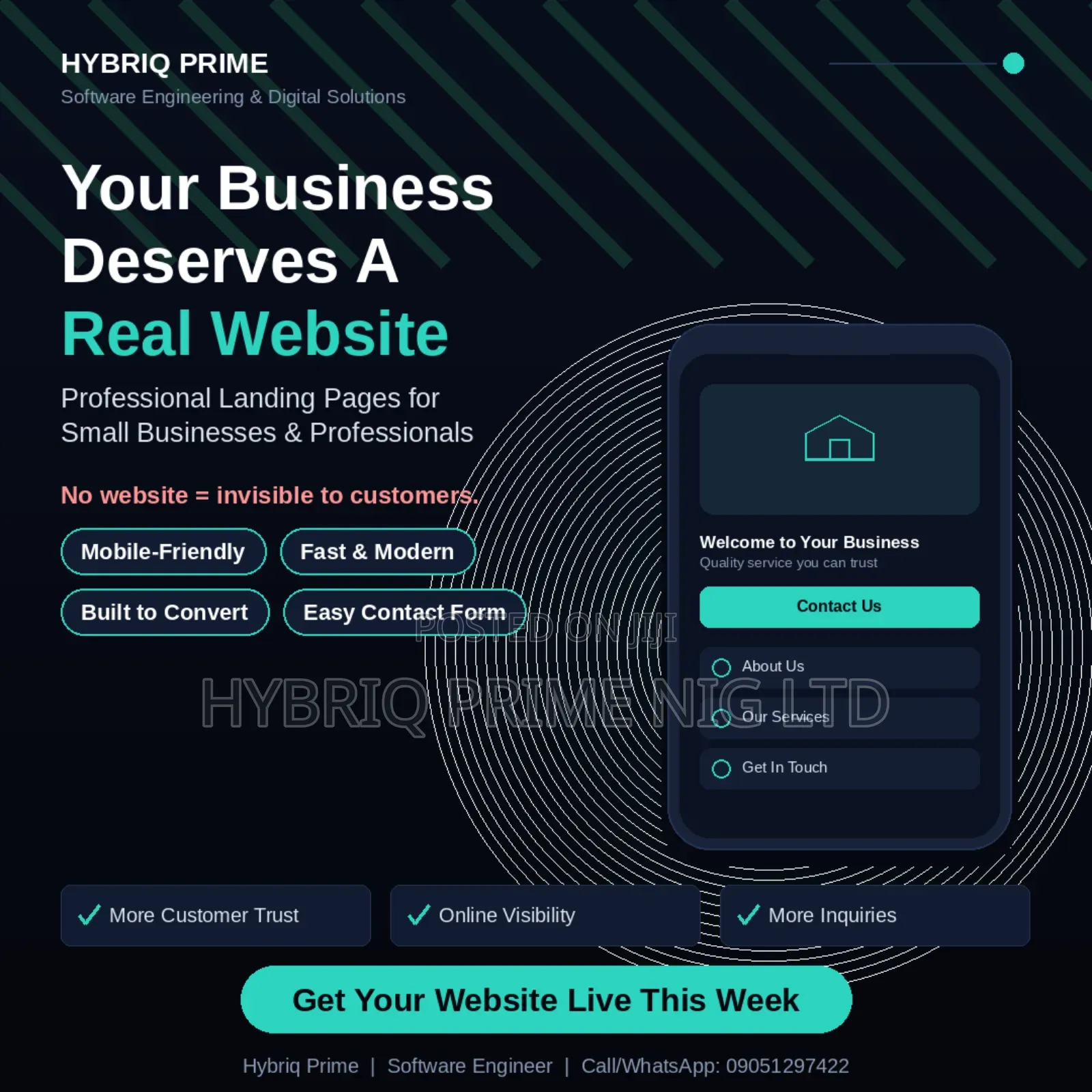 Business Landing Page Website for Your Business
