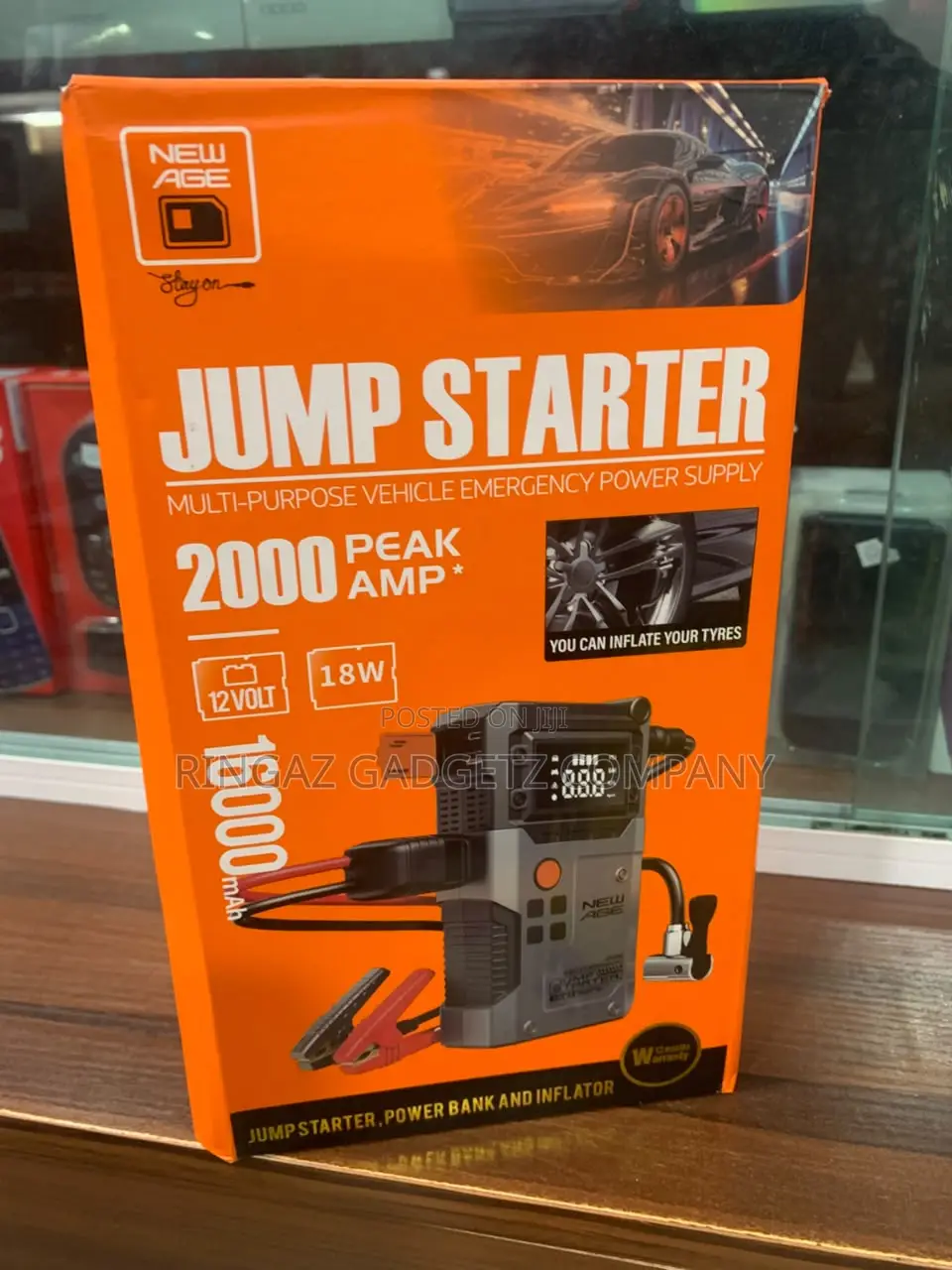 New Age Bolt-Power 6 Car Jump-Starter 16000mAh