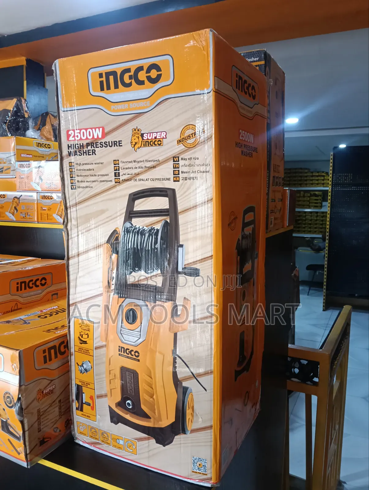 INGCO 2500W High Pressure Washer 160 Bar – HPWR25008