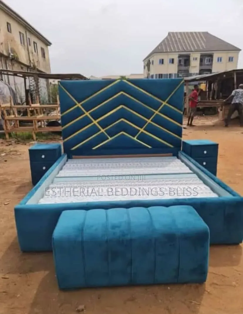 6ft by 6ft Quality Bed Frame Complete Set