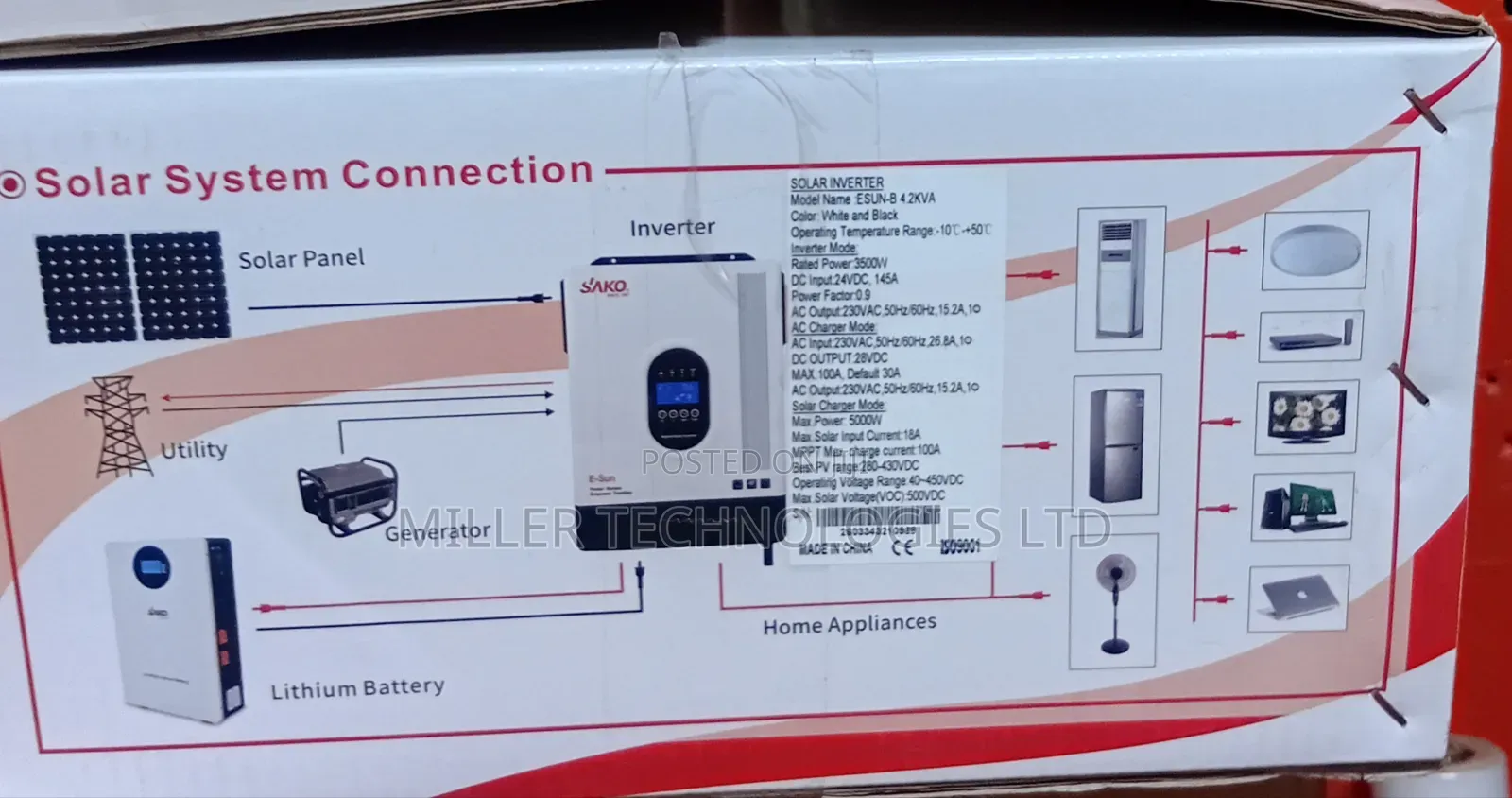 E-Sun 4.2kva Inverter Hybrid Sako