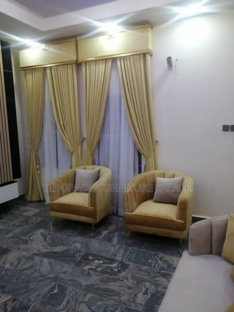 Super Stylish Set of Fabric Chairs