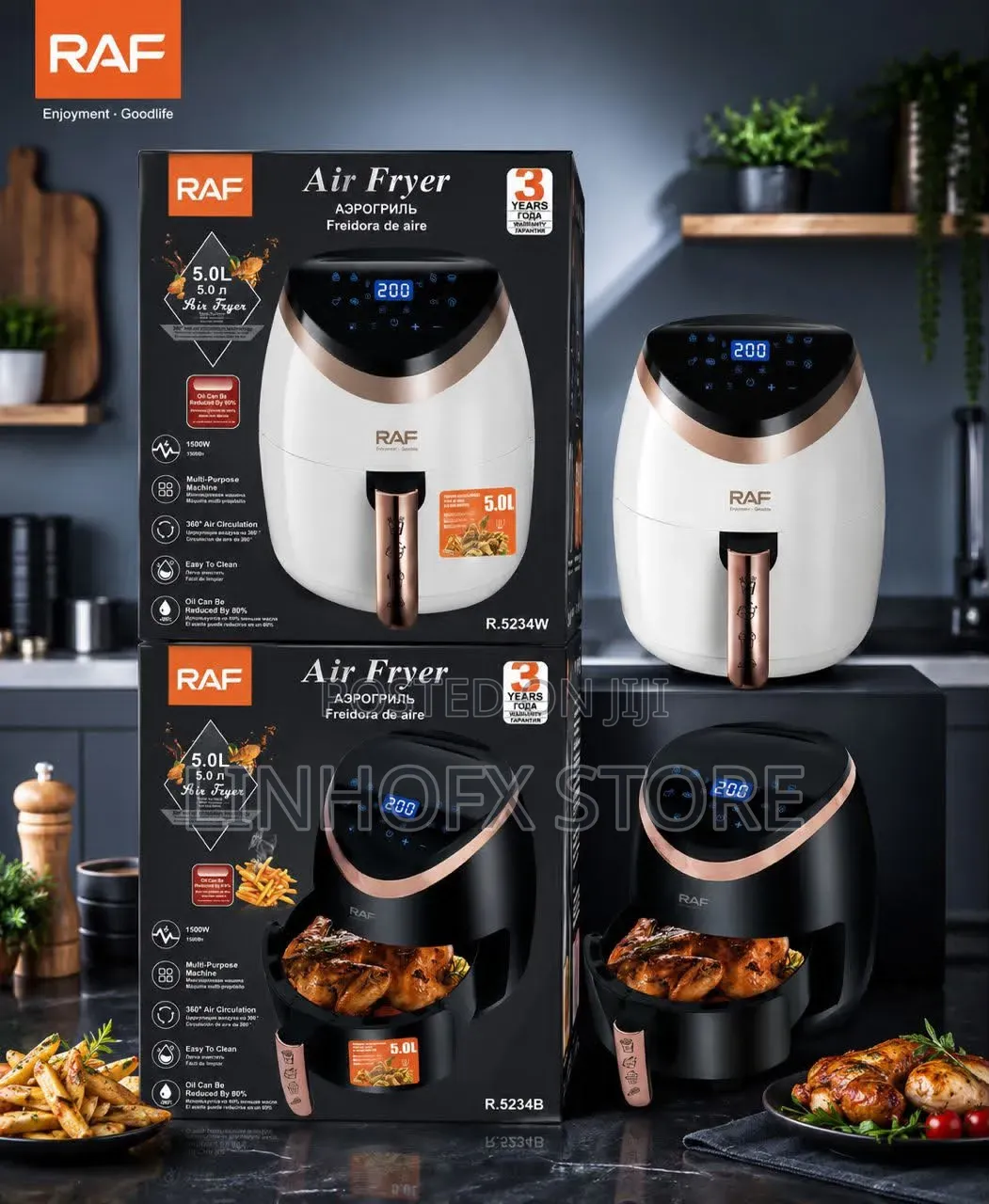 5l Raf Airfryer