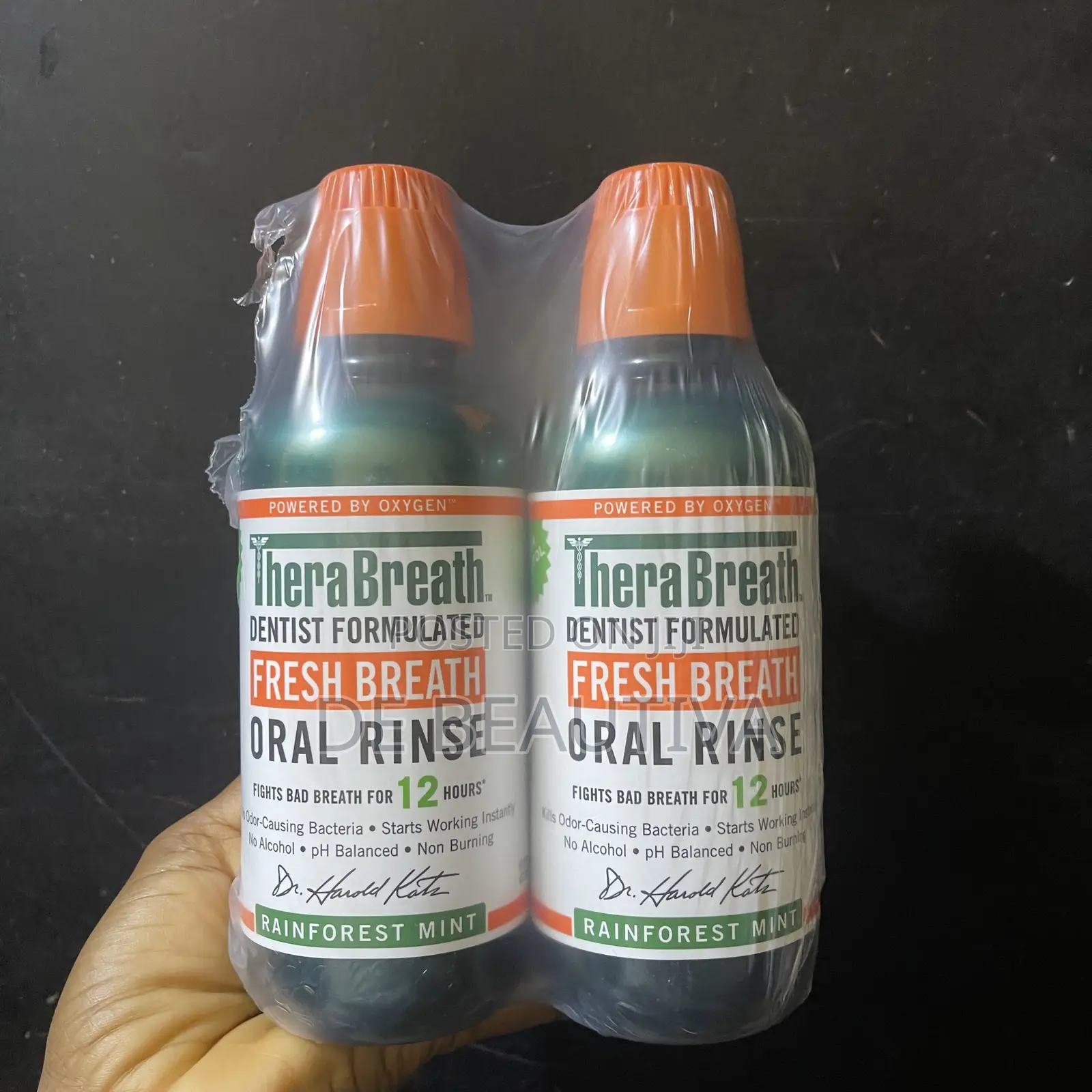 TheraBreath Fresh Breath Oral Rinse – Rainforest Mint