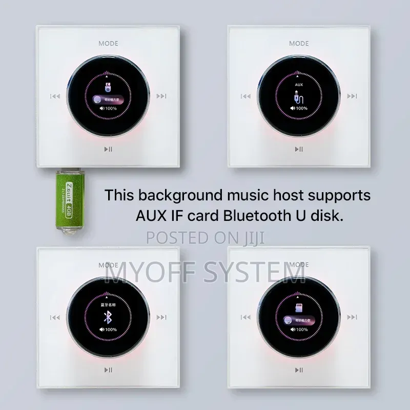 Background Music Volume Control Wall Amplifier
