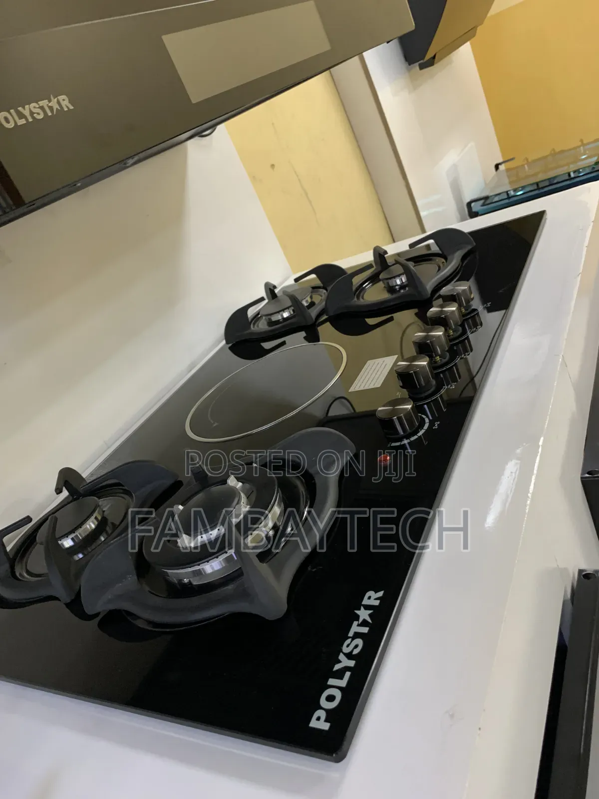 Polystar 4+1 Family Size Gas Cooker – Strong, Spacious Efficient