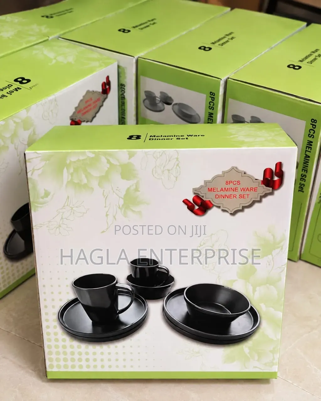 8 Pieces Unbreakable Melamine Dinner Set