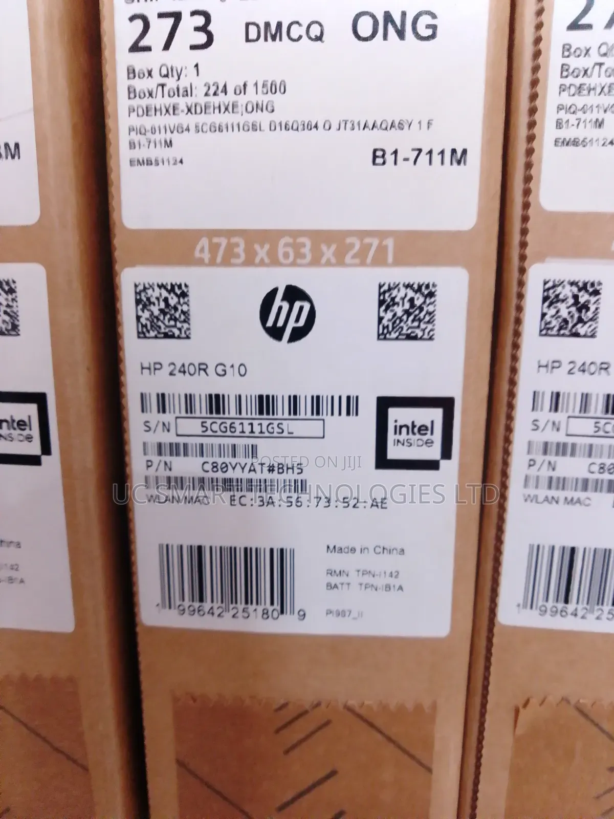 New Laptop HP 240 8GB Intel Core i3 SSD 512GB