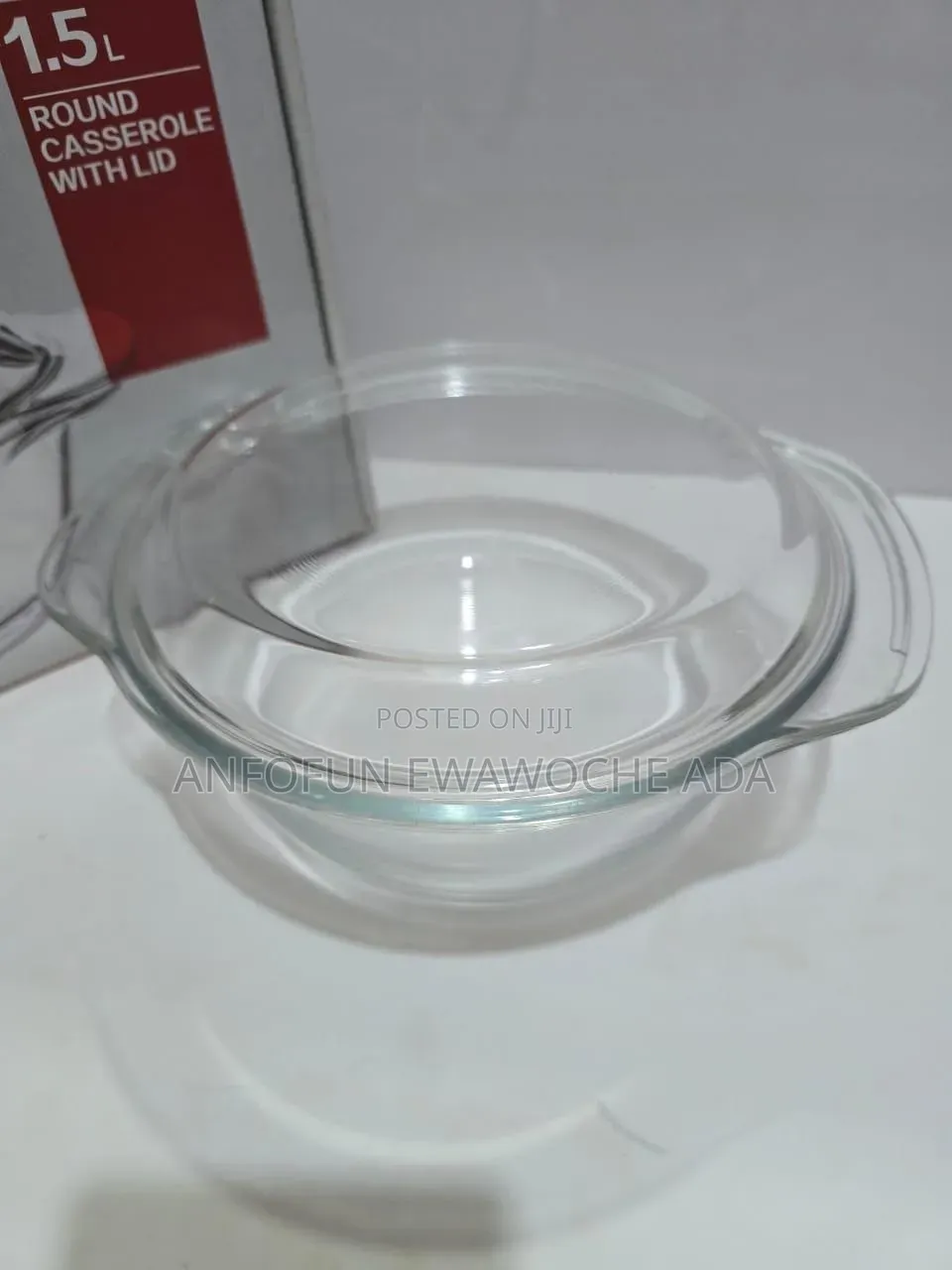 1.5L Glass Casserole Dish