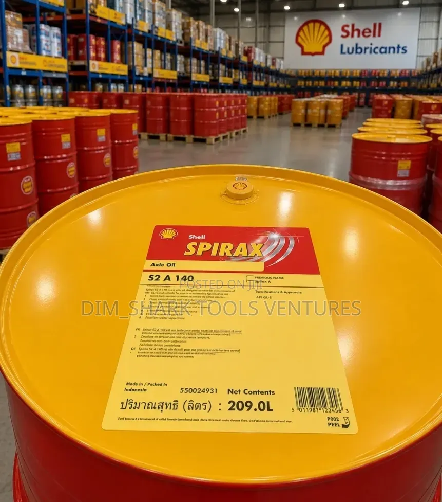 209-Liter Drum of Shell Spirax S2 a 140 Axle Oil
