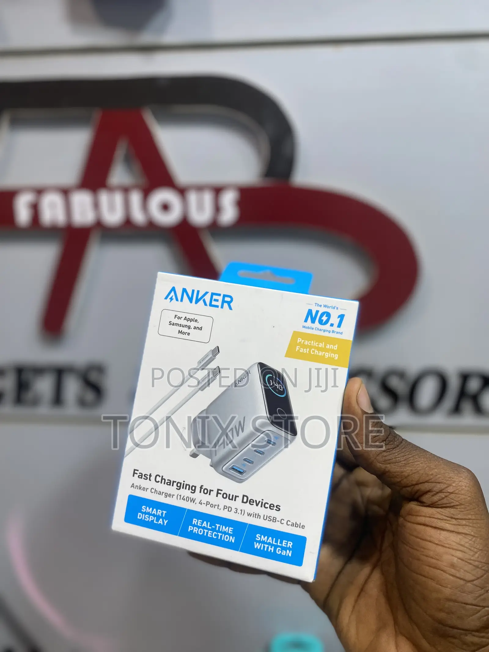 Anker 140W Fast Charging Adapter for Four Devices