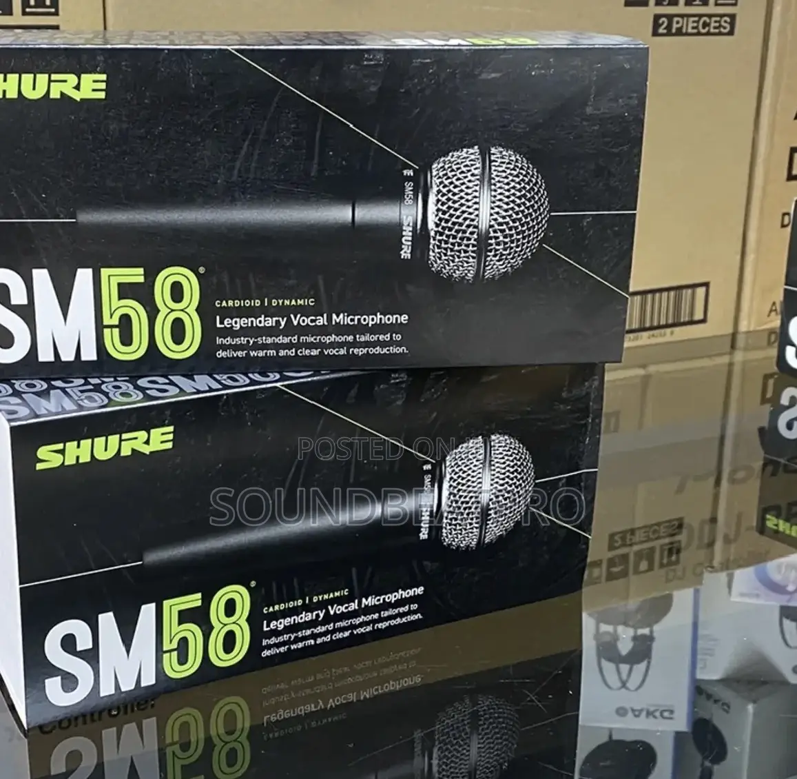 Shure Sm 58 Wired Mic