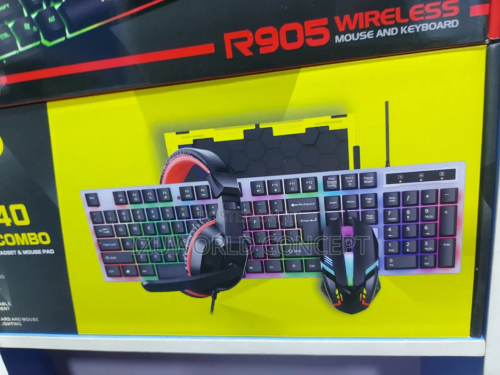 4in1 Keyboard Combo With Mouse Headset and Mouse Pad