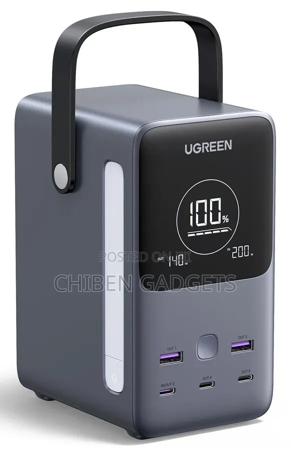 UGREEN 300W 48000mAH 300W 5 Port Power Bank for MacBook Pro iPhone