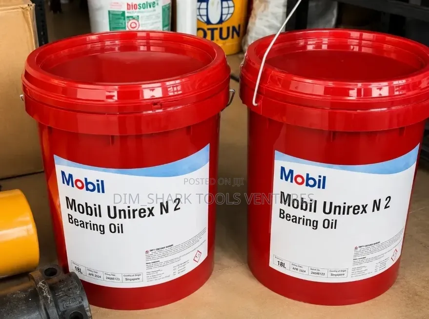 18-Liter Pail of Mobil Unirex N2 Lithium Complex Grease