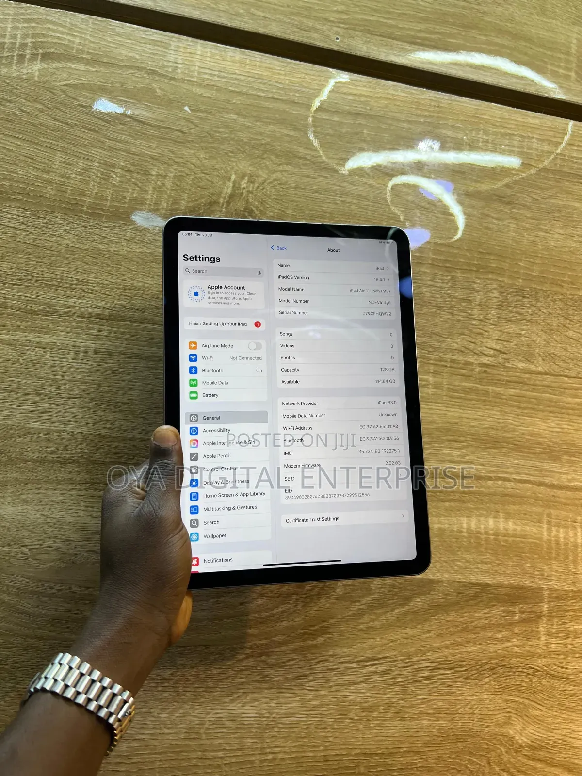 Apple iPad Air 11 (2026) 128 GB Silver