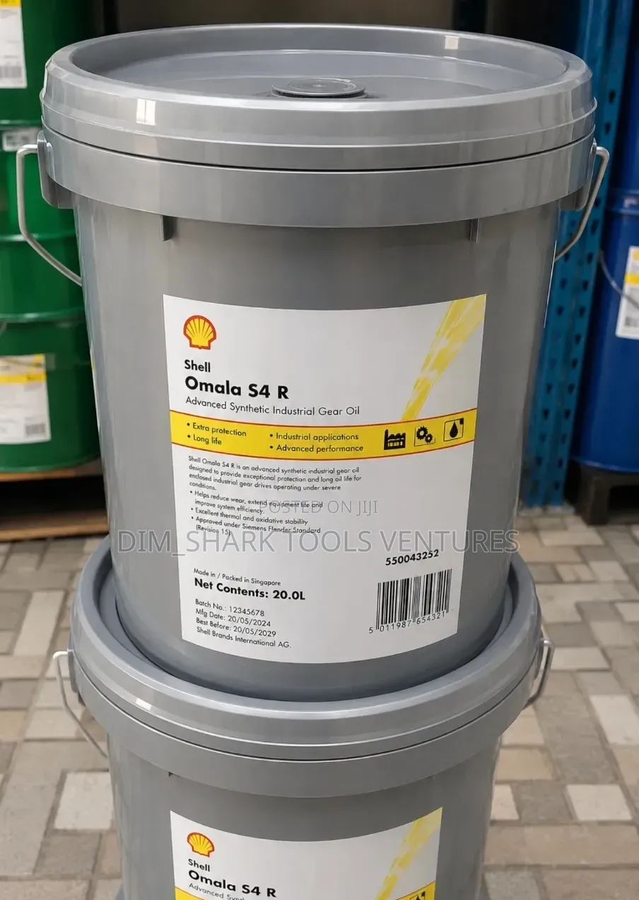 Shell Omala S4 R an Advanced Synthetic Industrial Gear Oil (20-Liter)