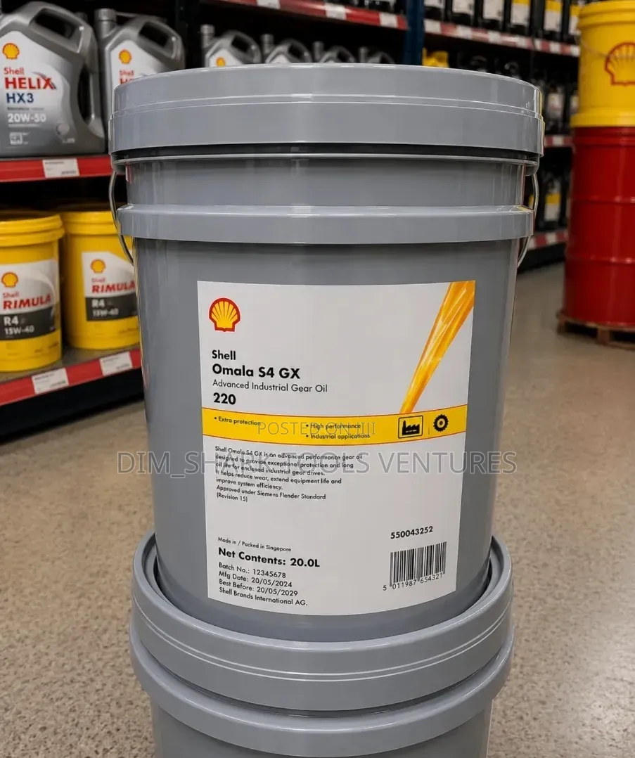 Shell Omala S4 GX 220 (20-Litre)