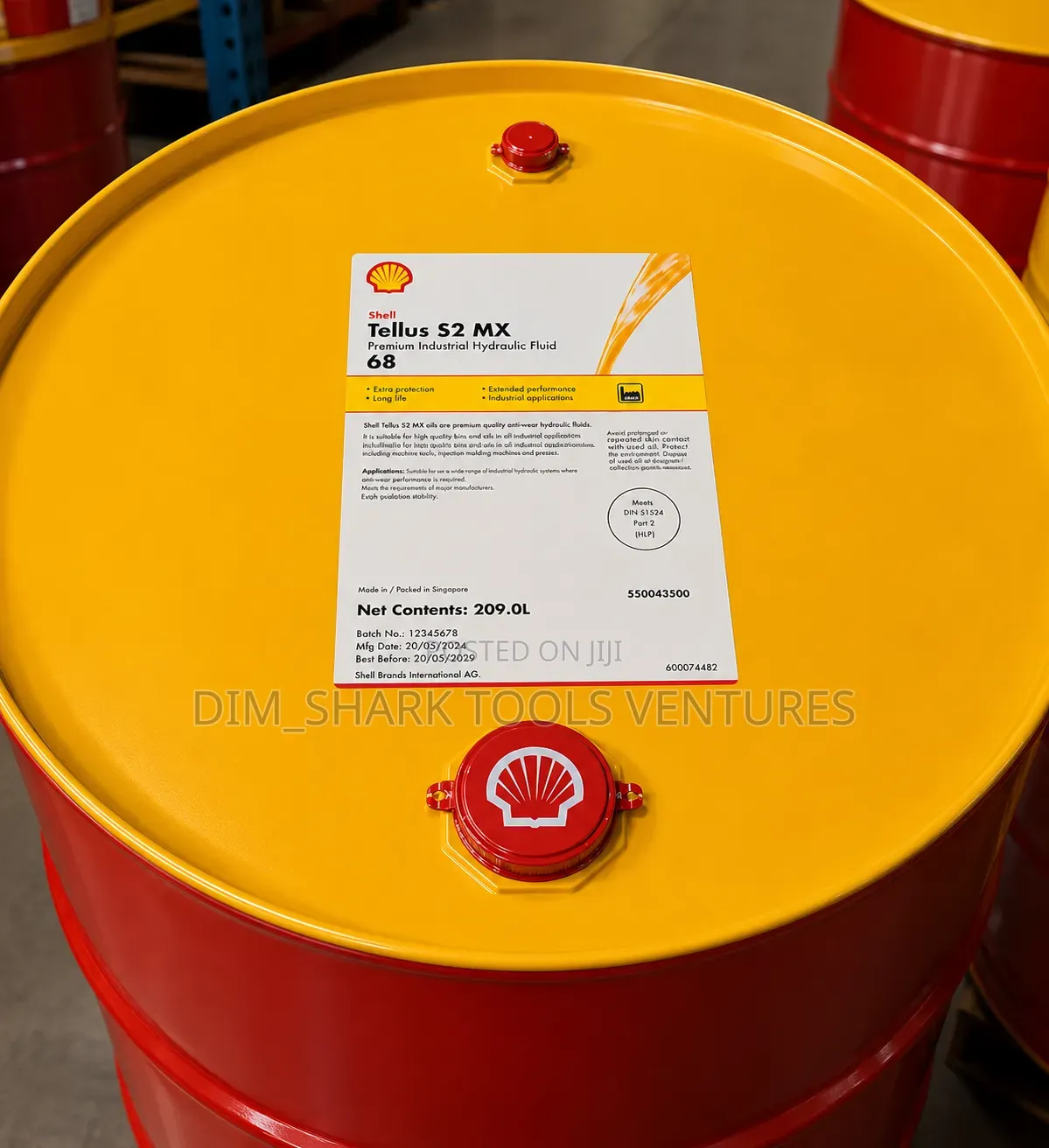 209-Liter Drum of Shell Tellus S2 MX 68