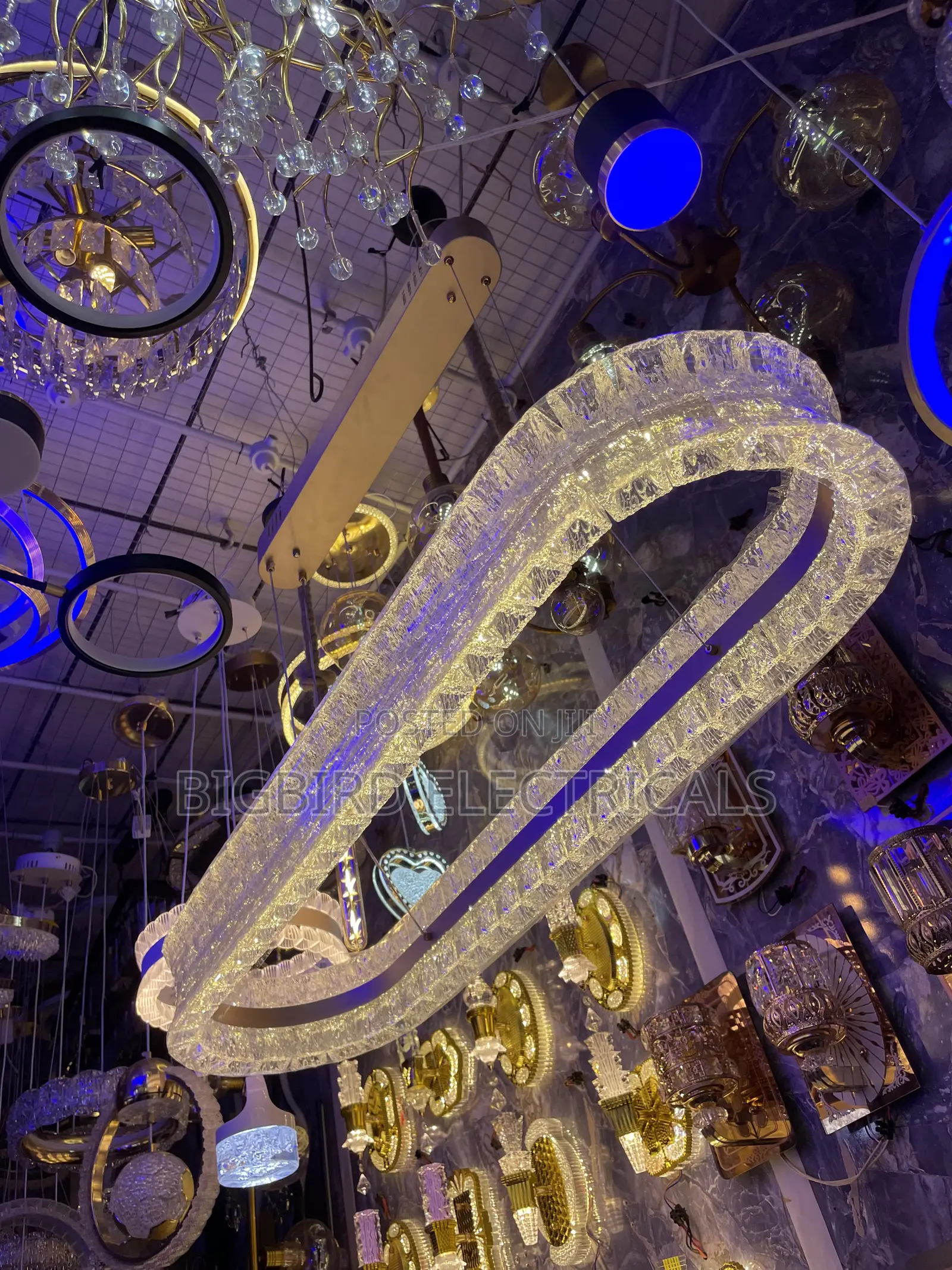 Modern Crystal LED Dining Chandelier