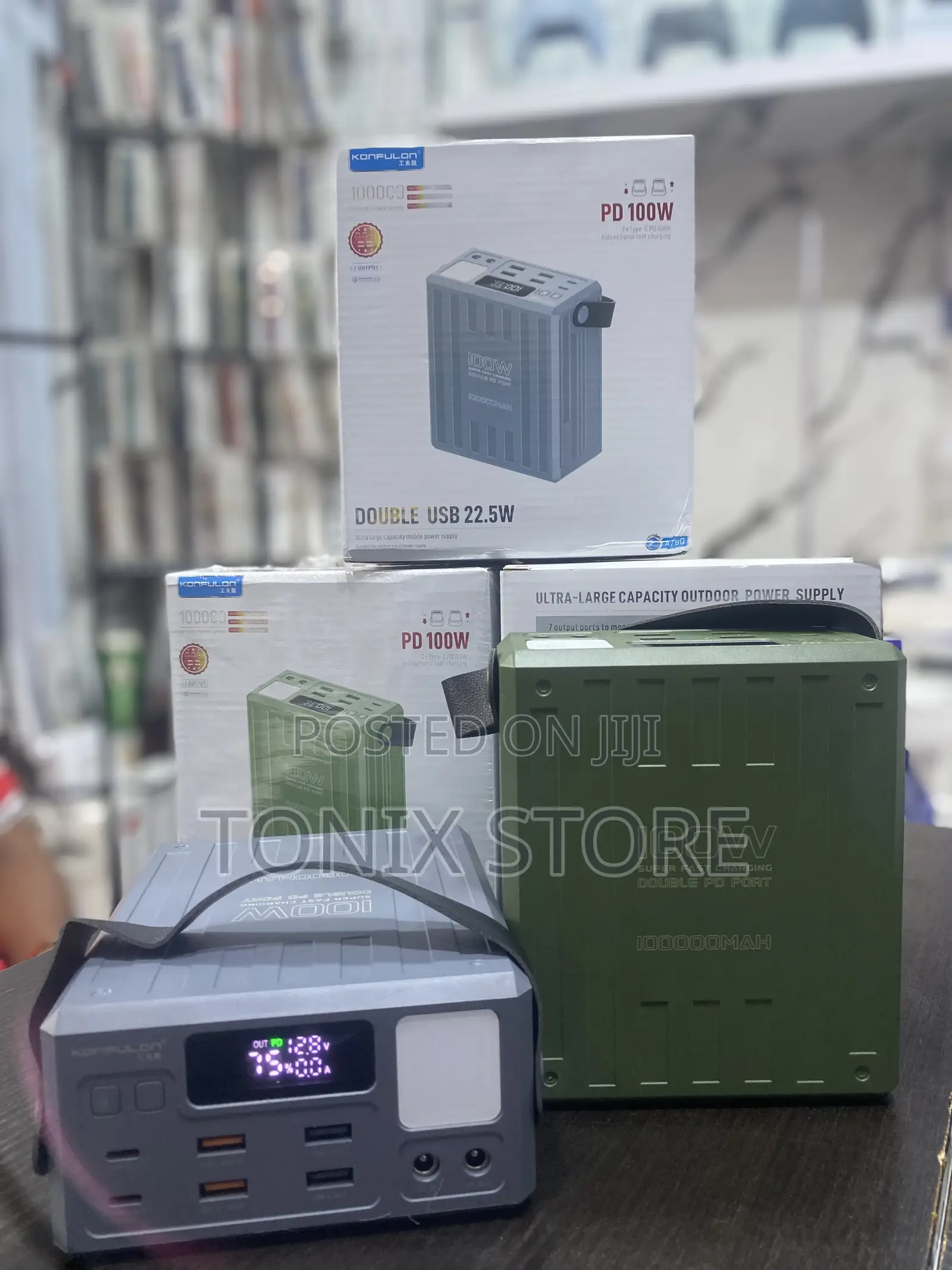 100W 100,000Mah Powerbank for Phone and Laptops