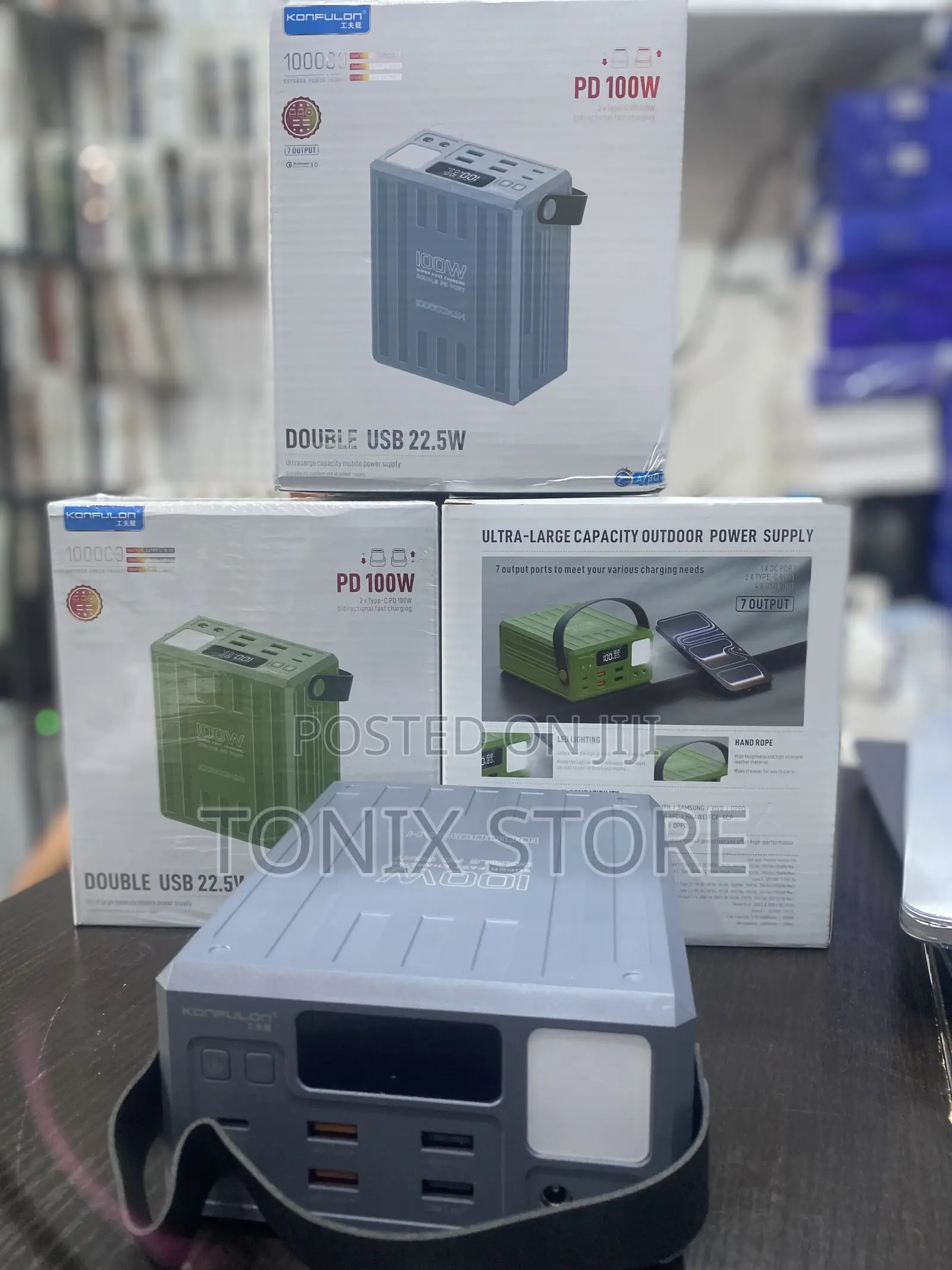 100W 100,000Mah Powerbank for Phone and Laptops