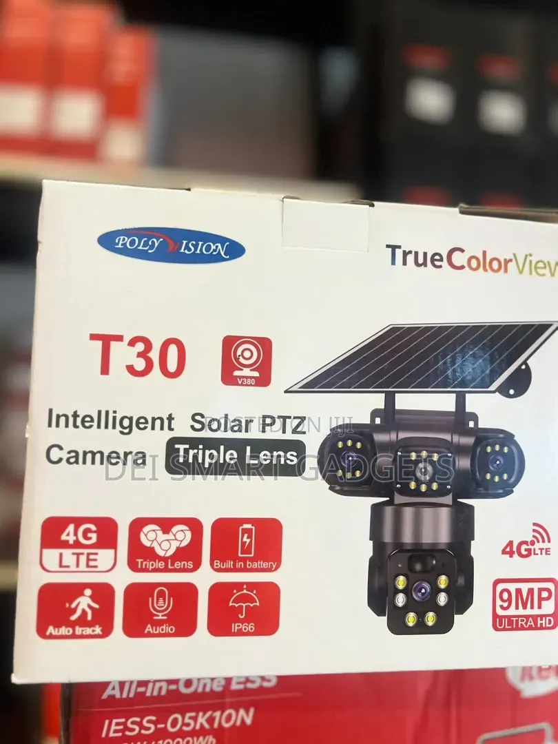 Triple Lens 4G Solar PTZ Camera
