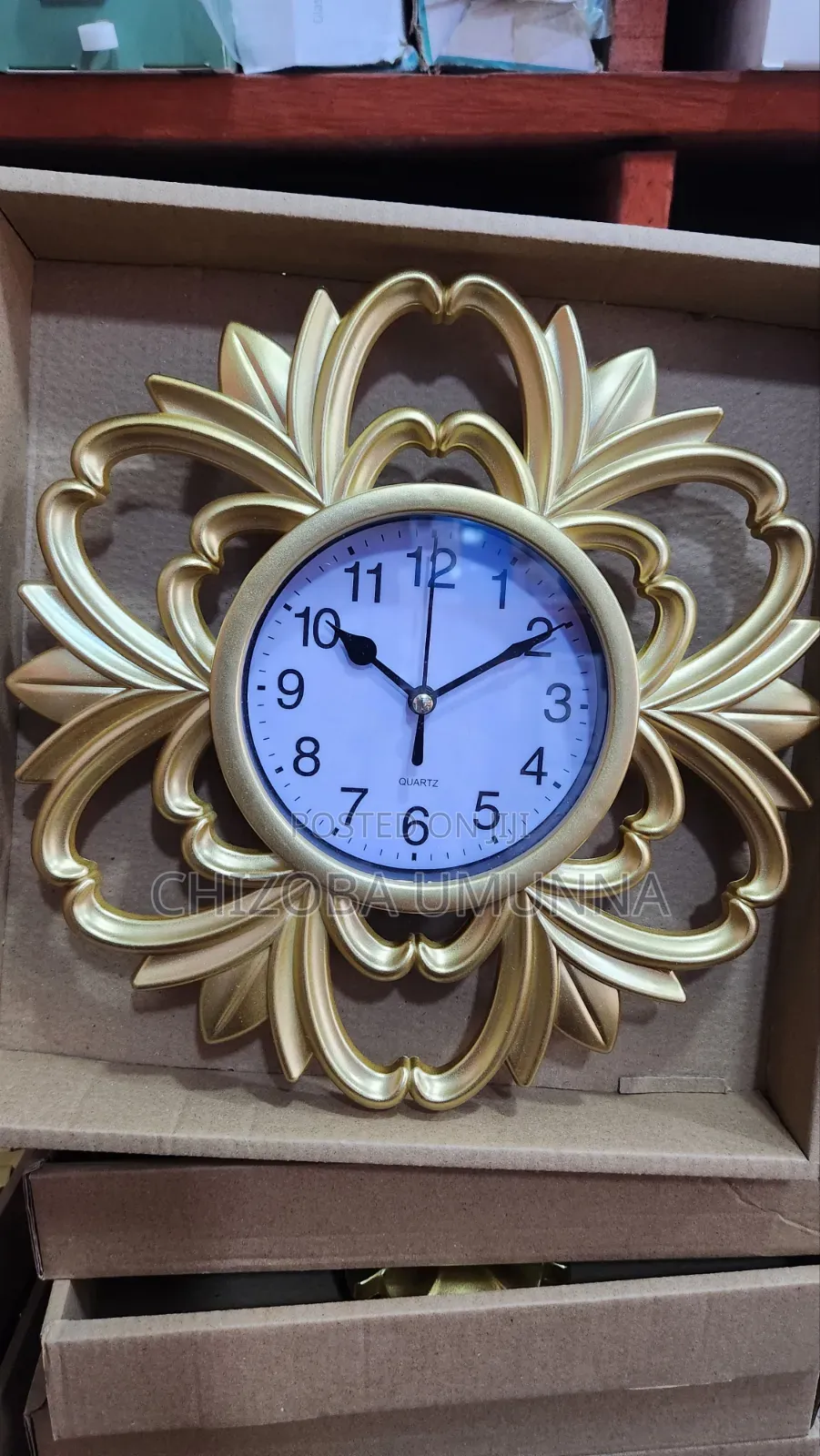 World Clock Gold